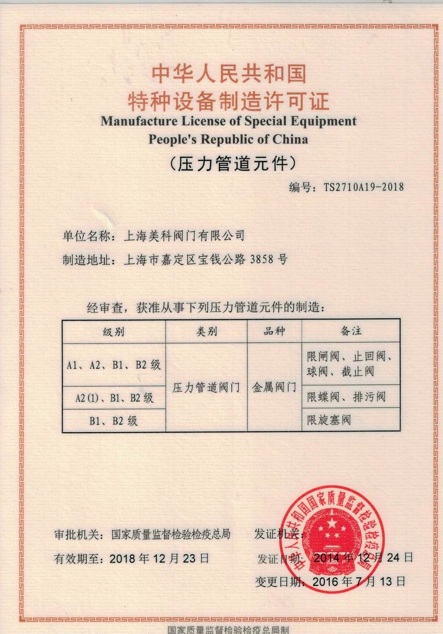 TS Certificate